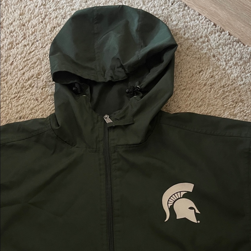 Michigan State Spartans windbreaker pullover - Picture 3 of 5